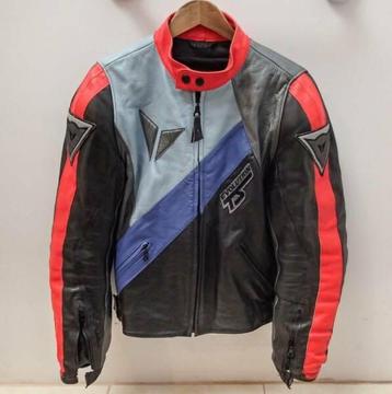 Mens Dianese Leather Motorcycle Jacket size 52