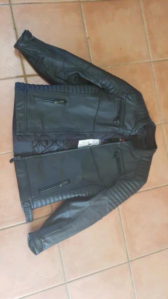 Ladies Leather Motorcycle jacket XL