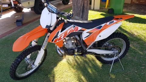 2014 KTM 250SX with extras $4100