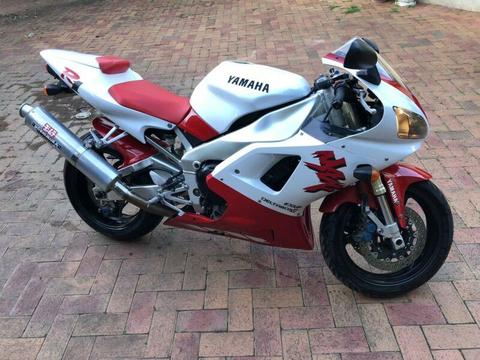 1998 red and white R1