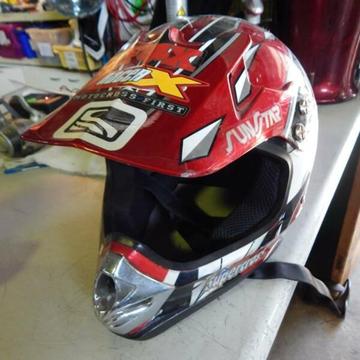 AMA Racing large MotoX Helmet Good Condition