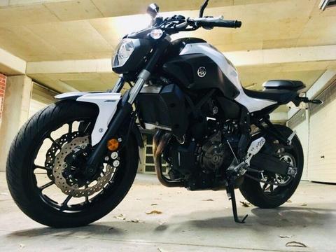 Yamaha Mt07 LAMS for Hire / Motorcycle Rental / Rent a bike