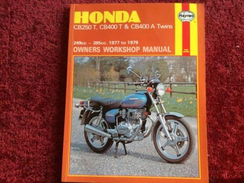 Honda CB250 and CB400 Dream and Superdream Workshop Manual