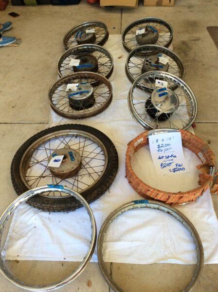 Motorcycle Wheels & Rims Vintage