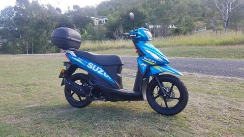 2018 Suzuki Address 110cc scooter , only 26 klm, as new