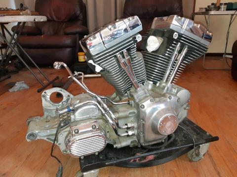 Harley Davidson Twin Cam engine and gearbox