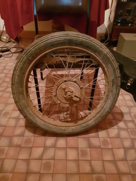 1 motor bike rear wheel