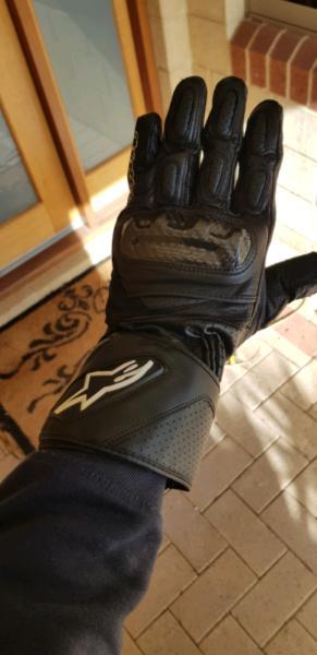 Alpinestar leather gloves