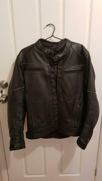 Leather MotorCycle Jacket Medium Brand new Condition
