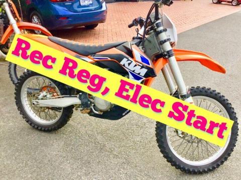 KTM450 Electic start and with Rec Reg