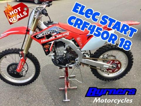 2018 Honda CRF450r with Electric start