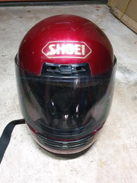 Shoei motor bike helmet