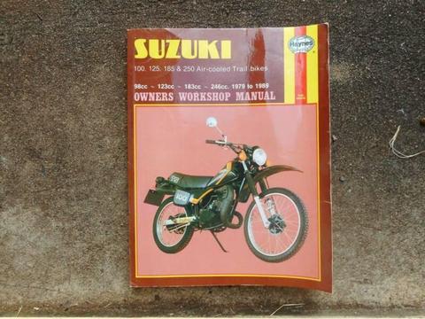 Suzuki TS100 125 185 and 250 Motorcycle Workshop