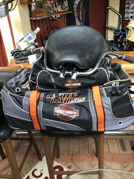 Harley Davidson bags, bars, luggage