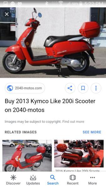 Red Scooter low km