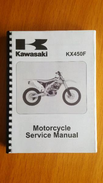 Kawasaki KX450F service manual