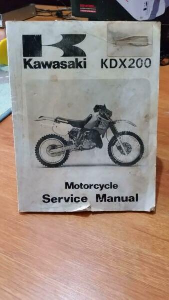Kdx 200 motorbike workshop repair manual