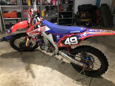 Crf450 and cash swap for road trail bike