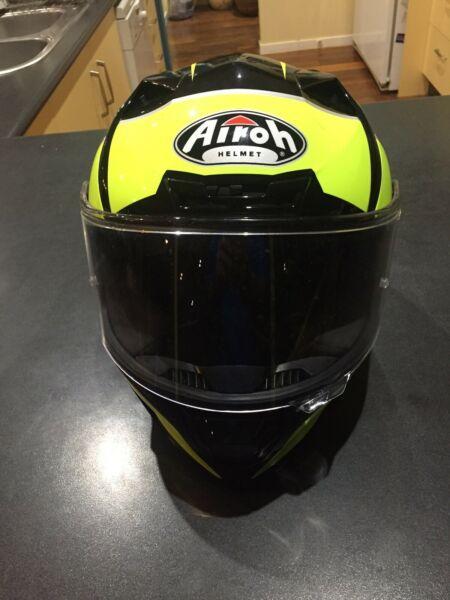 XL Airoh motorcycle helmet
