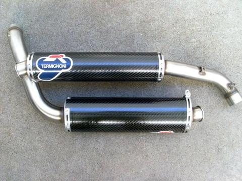 Termignoni, Carbon Fibre Slip-on Exhaust pipes. Ducati 996, 998
