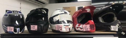 Shoei, Shark, KBC, 661, O'Neal Motorcycle Helmets