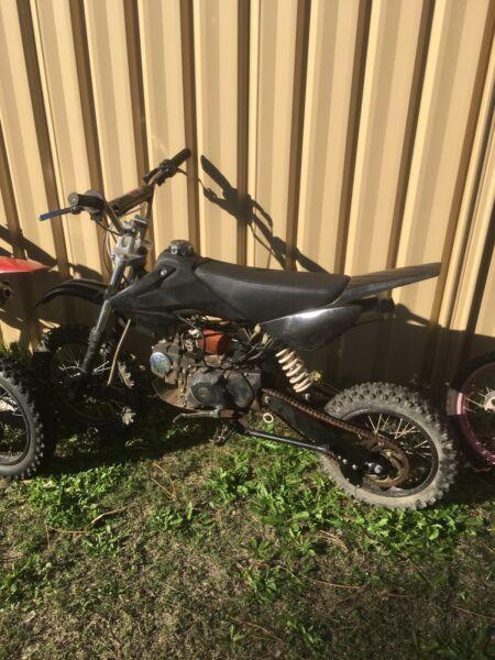 Pit bikes and parts for sale