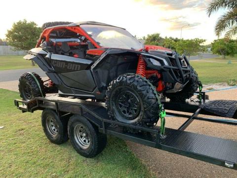 Canam maverick x3 rs and trailer