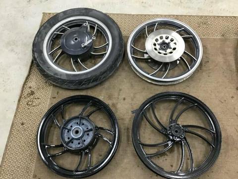 Yamaha Mag wheels - 2 sets - great for project with hub & brake