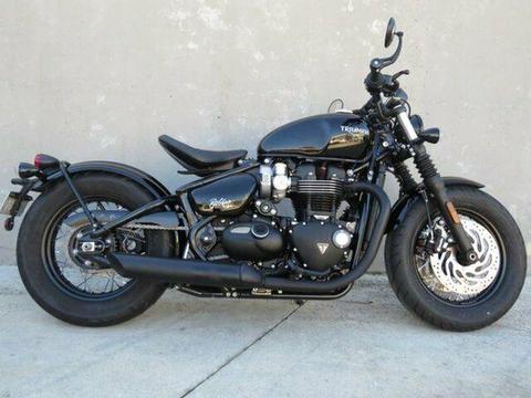 2019 Triumph Bonneville Bobber Black Road Bike 1200cc