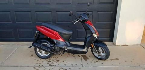 Motor Cycle 2008 Red KYMCO CK50QT-5
