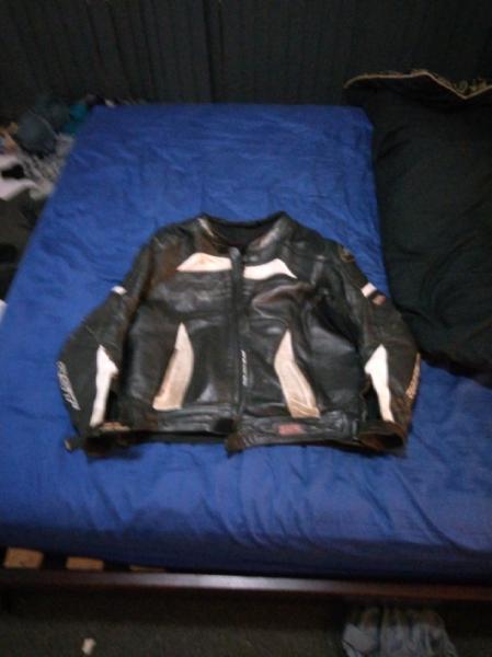 Leather RST racing jacket