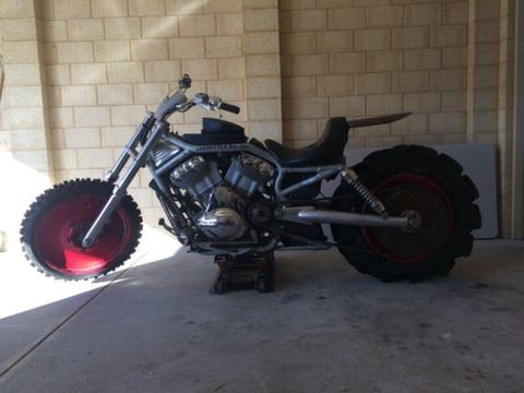 V rod Harley Davidson sand drager