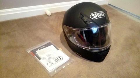 Shoei RYD matte black helmet (medium, like new)