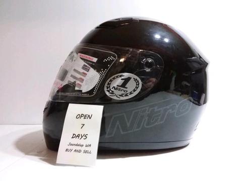 Nitro Dynamo Motorcycle Helmet AS NEW SIZE XL