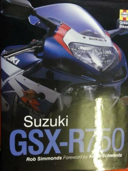 SUZUKI GSX-R750 MOTORCYCLE BOOK ABOUT HISTORY c2002