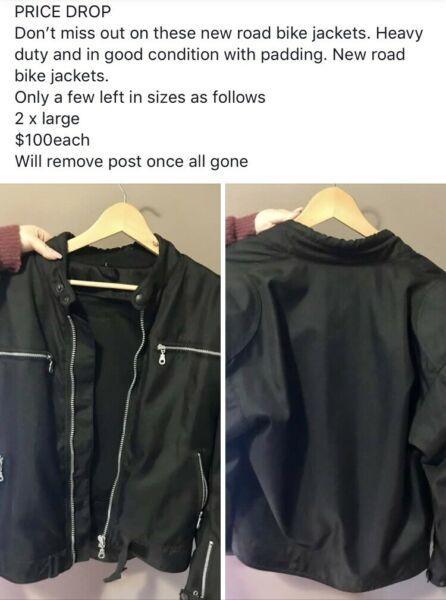 New jackets (price reduced)
