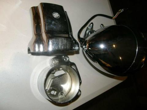 Harley Davidson Sportster Custom model headlight & Handlebar riser