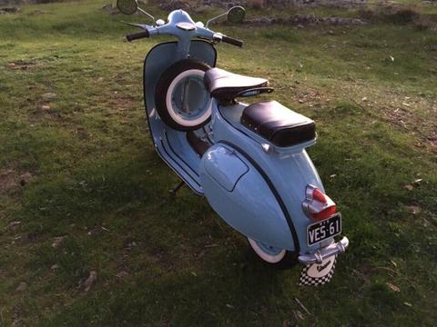 Vintage Vespa scooter - unfinished project
