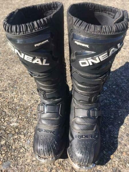 Mens Size 9 / 42EU Oneal Moto Boots