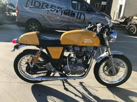 ROYAL ENFIELD CONTINENTAL GT 01/2014MDL 8306KMS PROJECT MAKE OFFER