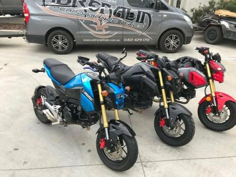 HONDA GROM 125 05/2017MDL 2374KMS CLEAR TITLE PROKECT MAKE OFFER