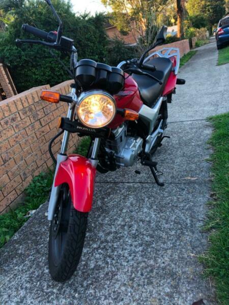 Honda CB125 motorcycle