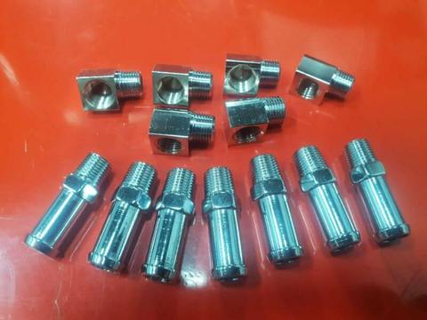 Harley davidson oil line fittings