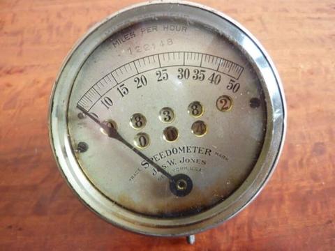 JONES Speedometer, 0-50 mph, no. 122148