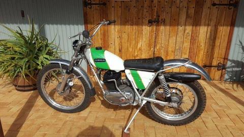 Ossa MK1 trials motorbike Mick Andrews replica 250cc