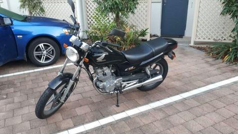 Honda CB250 motorcycle