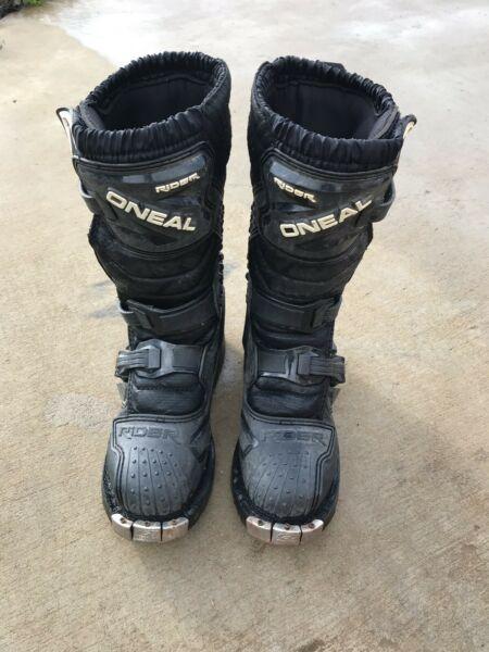 Kids O'Neal motorcycle mx boots size 6