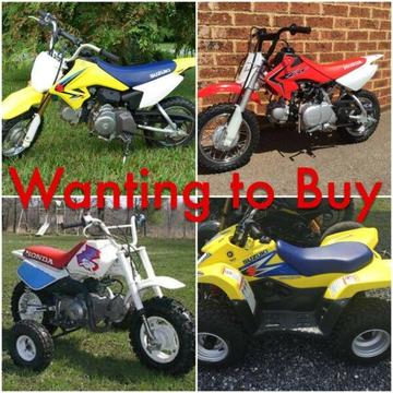 Wanted: Want to buy: kids motorbikes