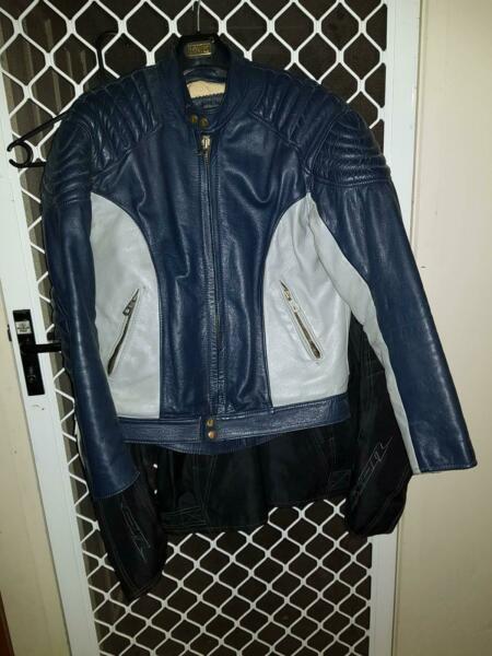 Leather Jacket Midnight Blue