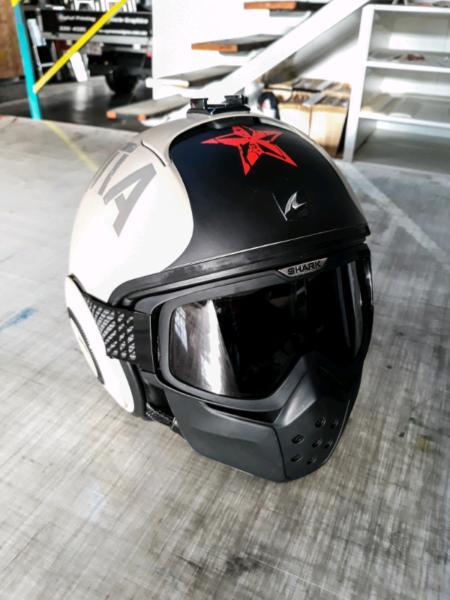 Shark Raw Open Face Motorcycle Helmet